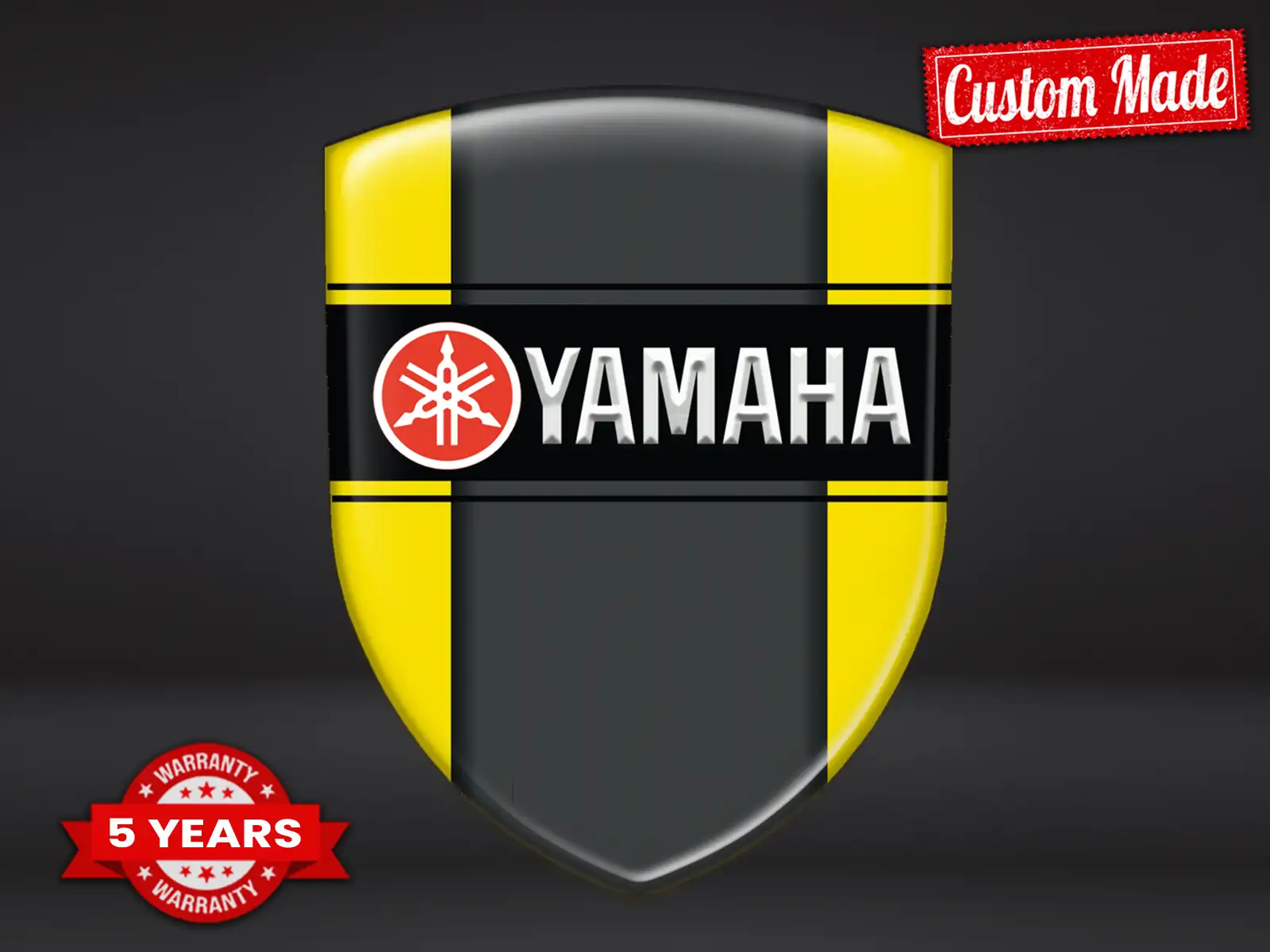 Yamaha Auto Silikonabzeichen Pro Max Langlebig Stilvoll Design